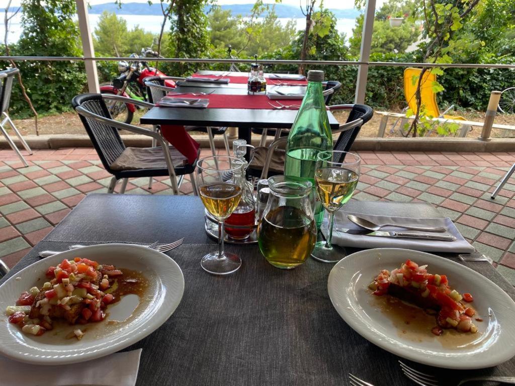 Villa Luka Brela Bagian luar foto