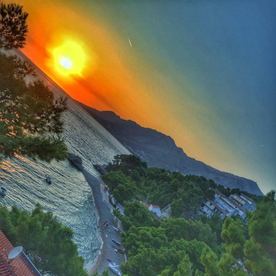 Villa Luka Brela Bagian luar foto